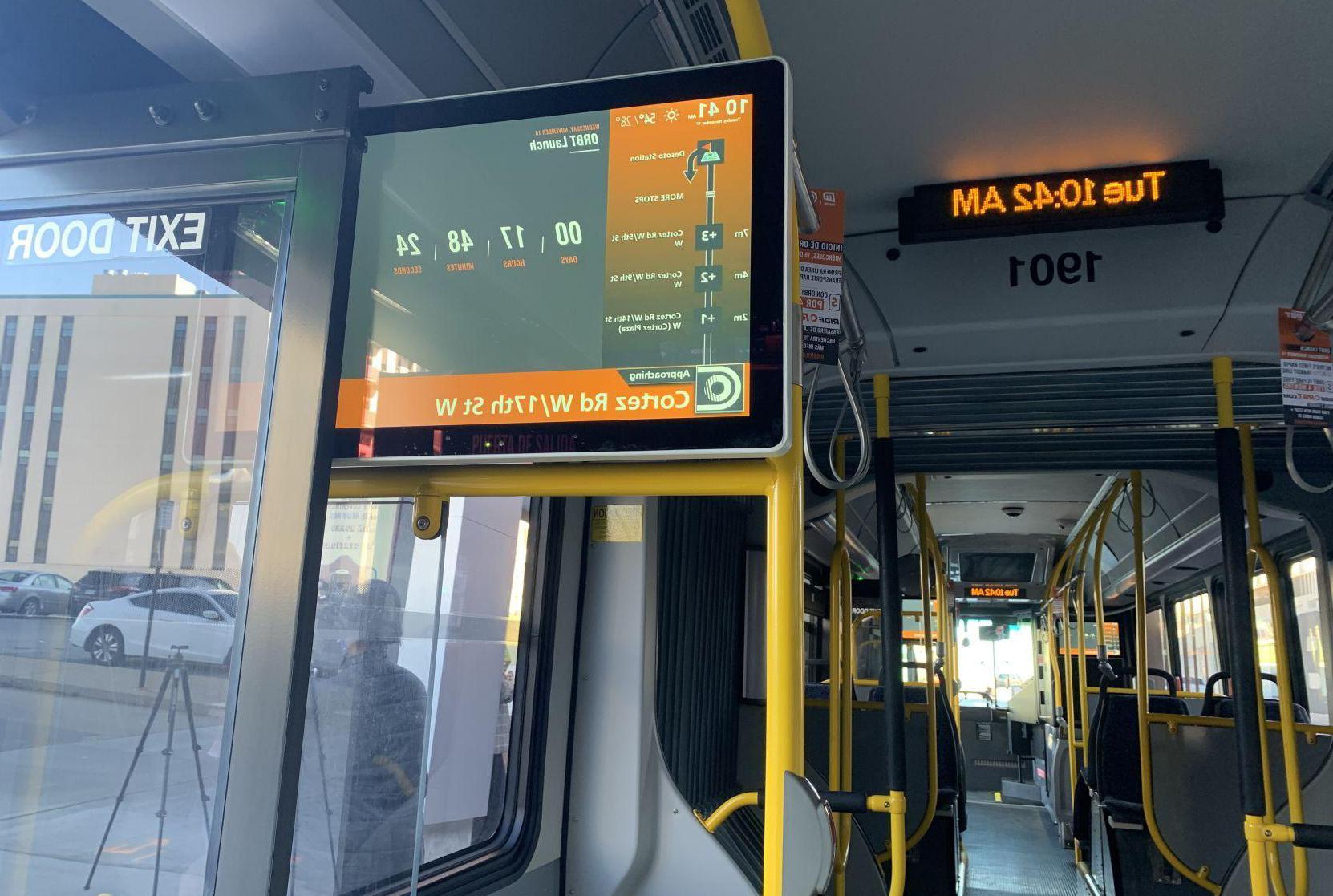 ORBT Bus interior